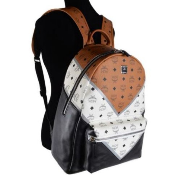 mcm chevron visetos backpack